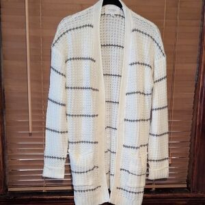 Stitch Fix Pinque Cream and Gray Cardigan  Nw/oT